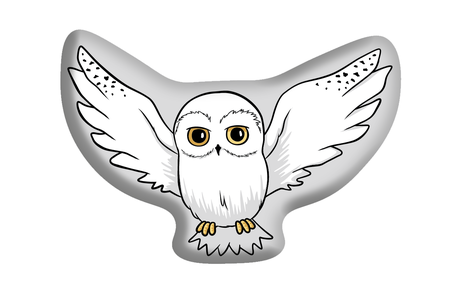 Jerry Fabrics Tvarovaný polštářek - Harry Potter "Flying Hedwig"