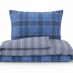 Kvalitex Bavlněné povlečení DELUX 140x200 + 70x90 cm - CAMPUS modrý