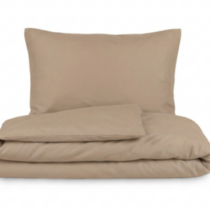 Kvalitex Saténové  povlečení LUXURY COLLECTION 140x220 + 70x90 cm - Béžová prodloužené