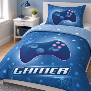 Lucaso Finata Bavlněné povlečení 140x200 + 70x90 cm - Gamer
