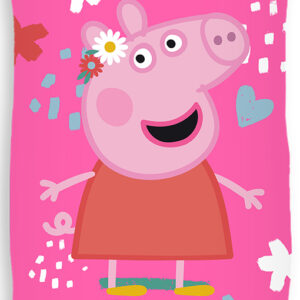 TipTrade Bavlněná froté osuška 70x140 cm - Prasátko Peppa Barevný svět