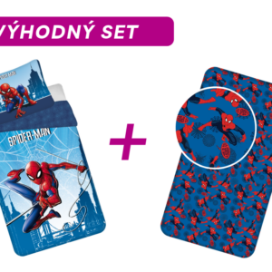 Výhodná sada povlečení + prostěradlo Spider-man
